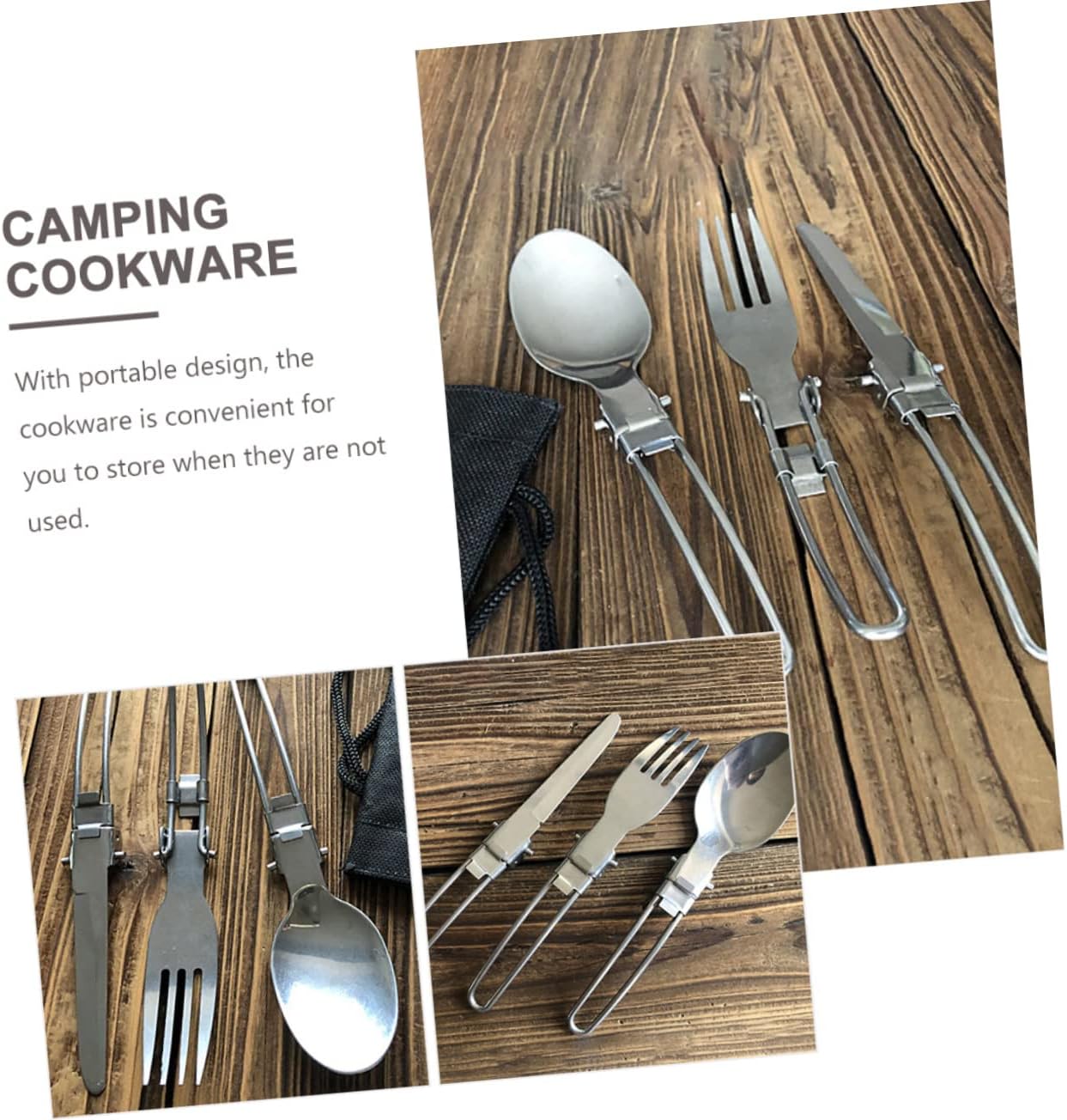 Camping Cooking Pots and Pans Set Portable Picnic Cookware Kit Utensils Outdoor Cooking Equipment Multi-use for Camping Hiking BBQ