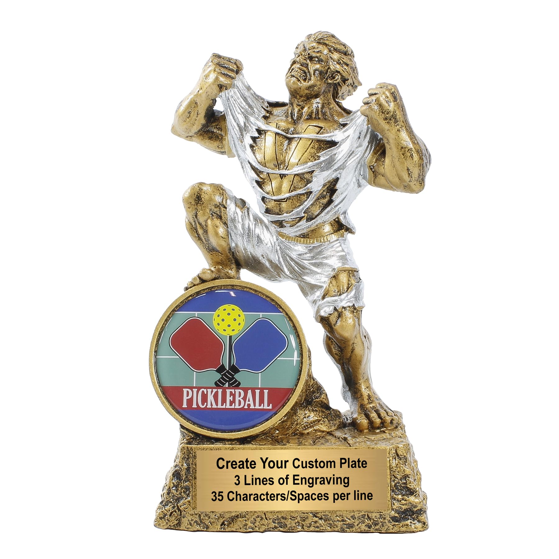 Monster Trophy - 6.75 Inch Tall - Engraved Victory Beast Award with Front Insert - Choose a Style and Make it Your own - Customize Now