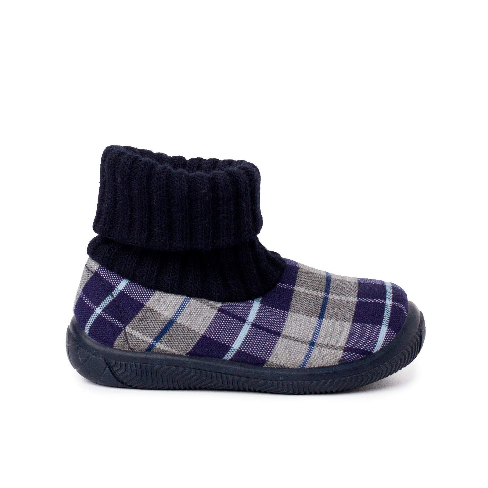 Pisamonas Chaussons avec Col Chaussette en Laine