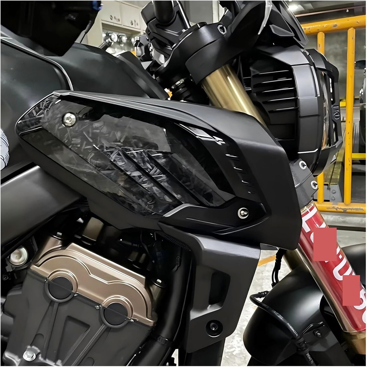 Motorcycle Side Wind Wing for CB650R 2019 2020 2021 2022 2023 1 Pair Front Fairing Aerodynamic Winglets Side Spoilers Wing Dynamic Wing Kit