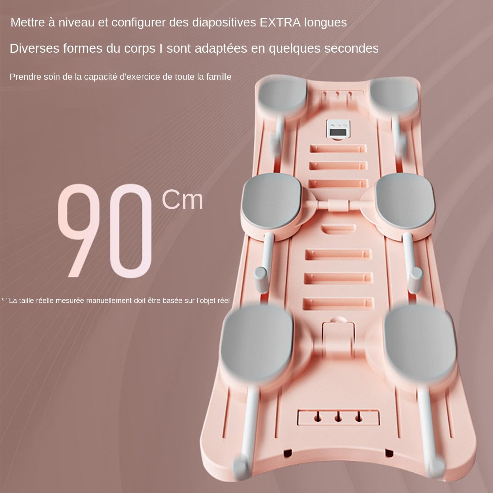 UYSELA Planche de Pilates Pliable pour L'entraînement à la Maison, Planche D 'exercices Abdominales Multifonctionnelle, Ensemble de Pilates Reformer,Nero UYSELA Planche de Pilates Pliable pour L'entraînement à la Maison, Planche D 'exercices Abdominales Multifonctionnelle, Ensemble de Pilates Reformer,Nero