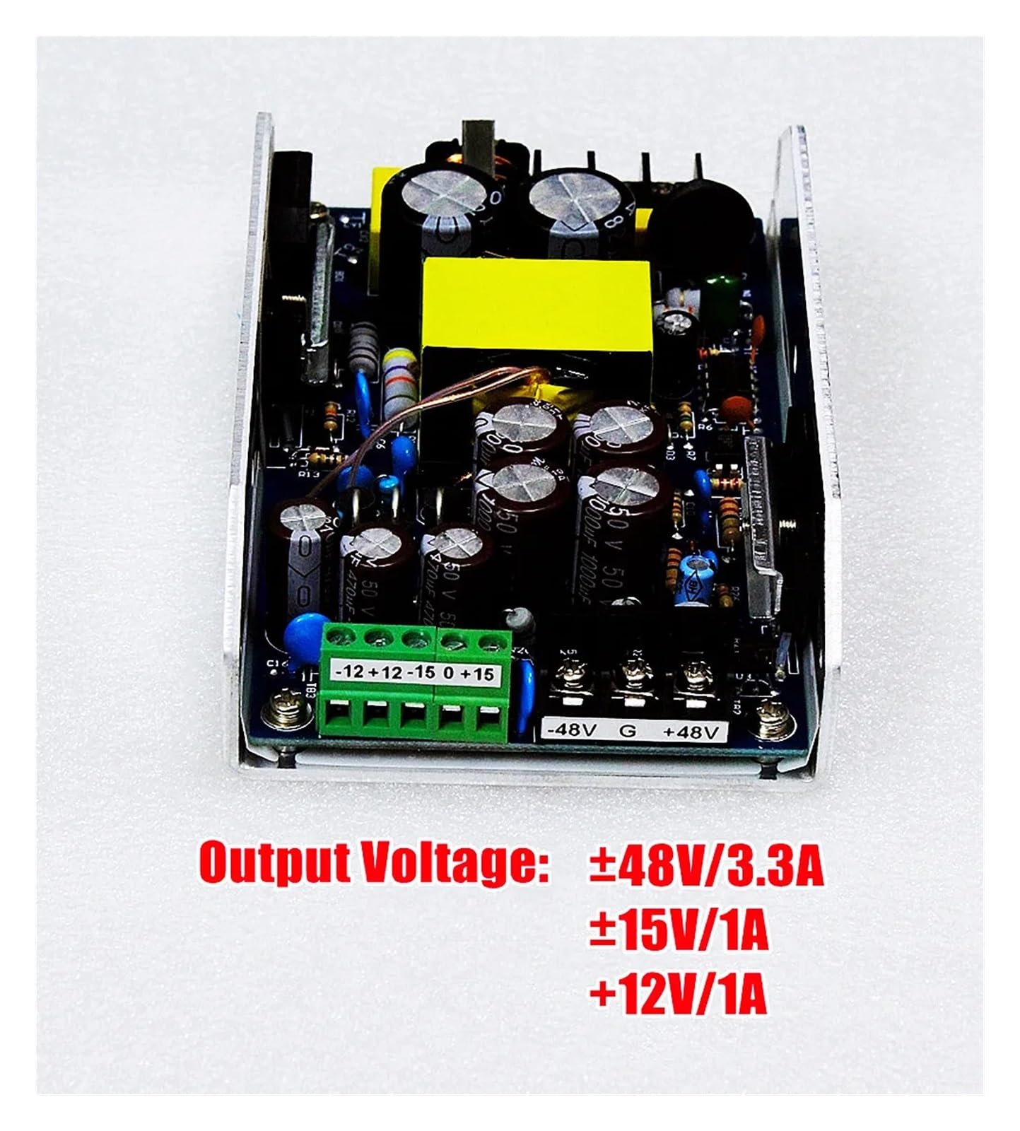 Zasilacz impulsowy, Wzmacniacz cyfrowy tablica rozdzielcza zasilania wzmacniacz 300 W zasilacz impulsowy 5-drożne wyjście ± 24 V 36 V 42 V 48 V 55 V 60 V 15 V DC12V(Dual 48V 15V DC12V)