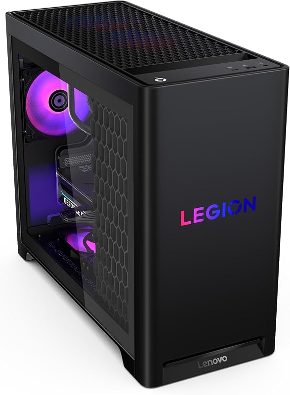 Lenovo Legion Tower 5-2026 - Gaming Desktop - NVIDIA GeForce RTX 5070 - Ryzen 7 7800X3D - 32GB Memory - 1TB Storage - Windows 11 Home - Eclipse Black - Free 3 Months PC Game Pass