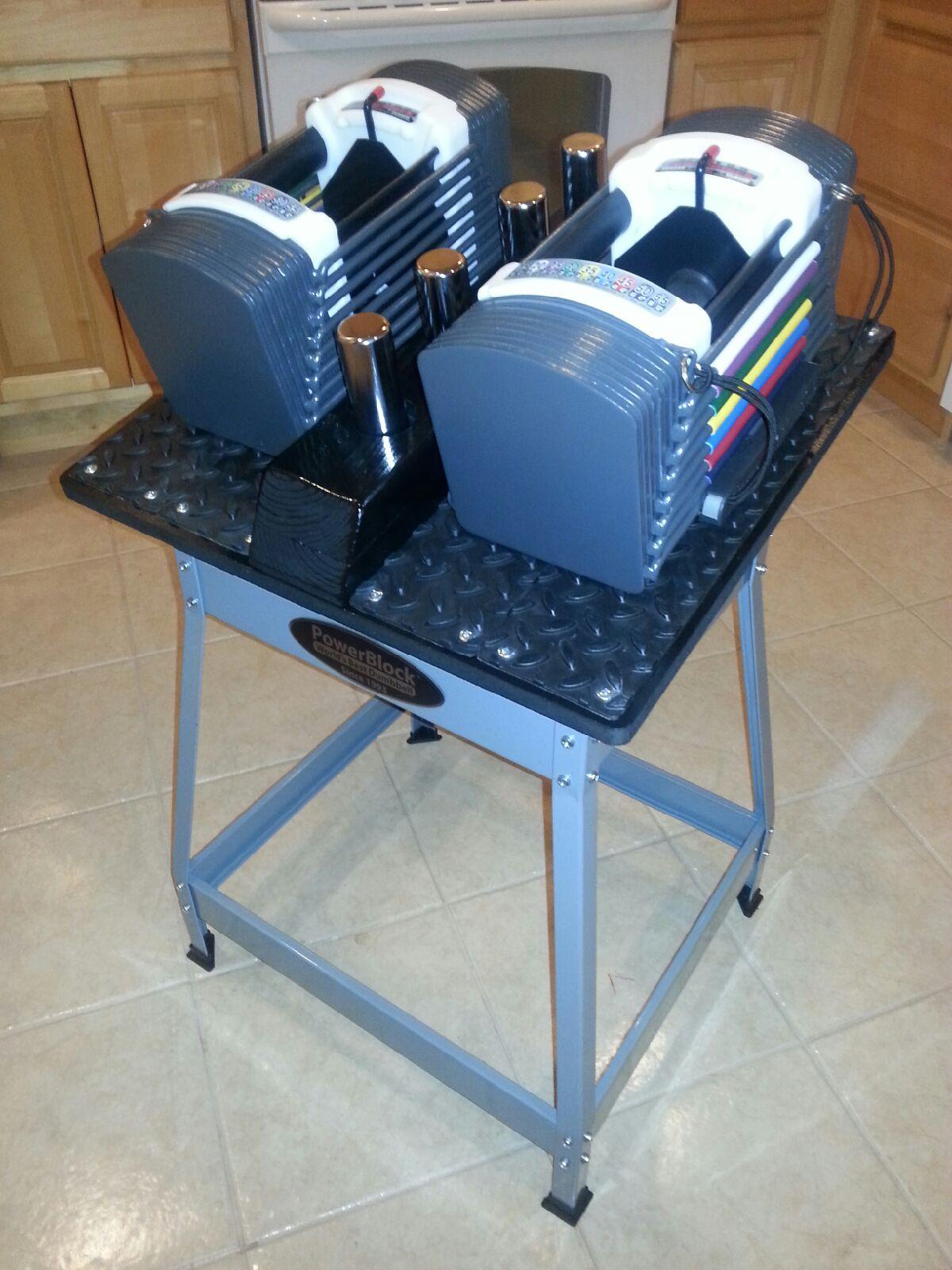 Plate Powerblock Stand Home Rack Stand PowerBlock