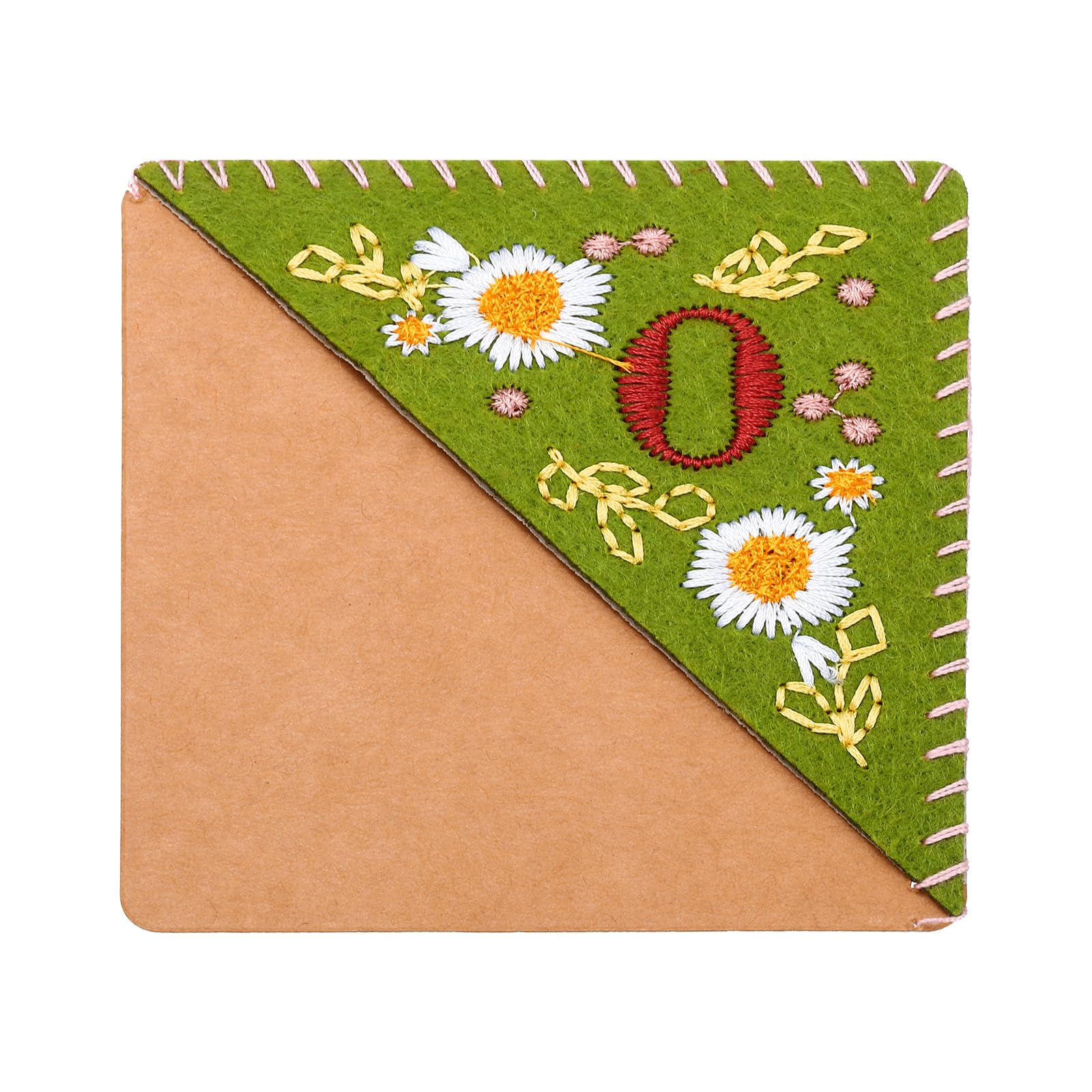 PATIKIL Personalized Embroidered Corner Bookmark