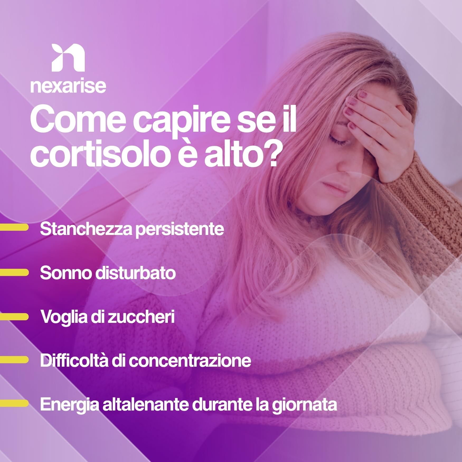 Cortisol Low 500mg | 120Cps con Fosfatidilserina 400 mg, L-Teanina e Cromo Picolinato | Supporto naturale per Abbassare il Cortisolo e Benessere Mentale | 4 Mesi di fornitura | Prodotto in Italia