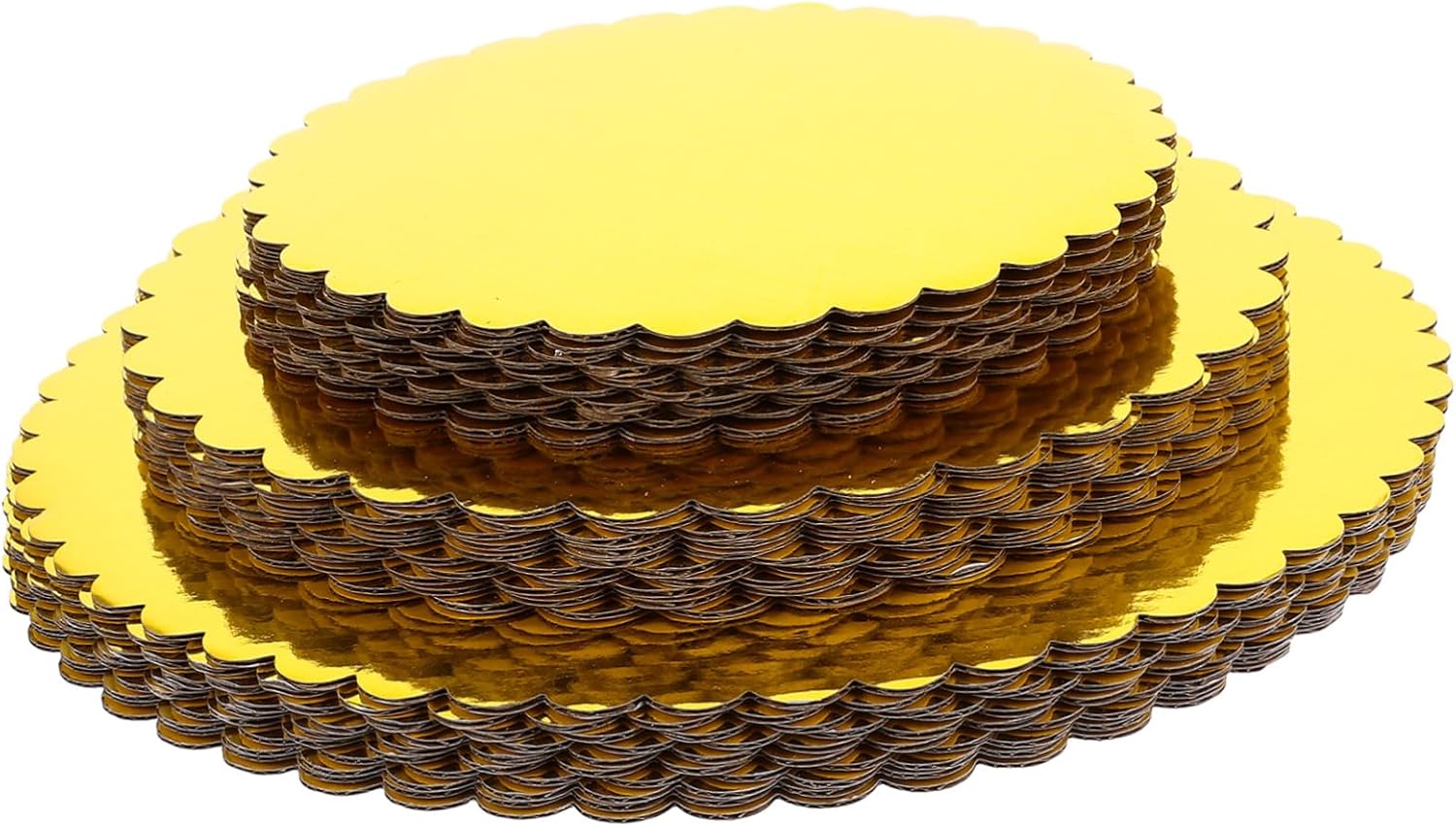 30pcs Round Cake Boards Sturdy Cake Display Bases for Baking Decorating for Home Bakery Use