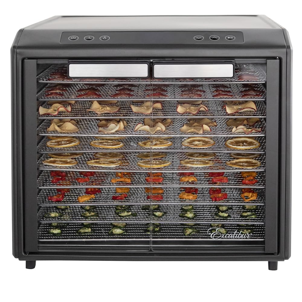 Déshydrateur Excalibur Sélect 10 plateaux Inox - DH10SCSS13