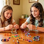 Pony Beads, 3,300 pcs 9mm Pony Beads Set in 23 Colors with Letter Beads, Star Beads and Elastic String for Bracelet Jewelry Making by INSCRAFT