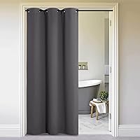 Vista 29 de NICETOWN Cortina opaca divisora para habitación y privacidad, persiana vertical para puerta corrediza, cortinas de ventana con protección solar