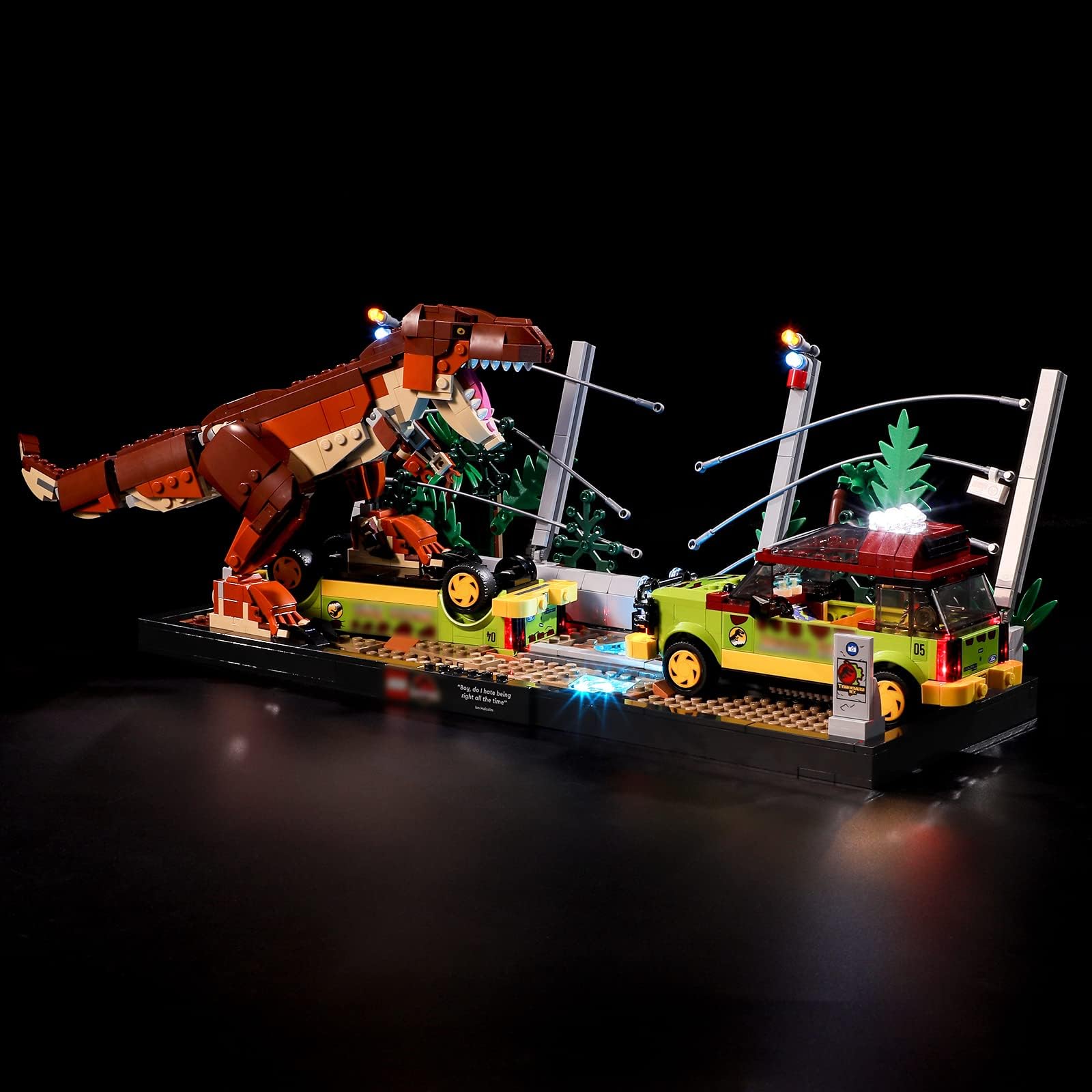 Light For T. rex-Breakout 76956 - Led Lighting Kit Compatible with Lego 76956