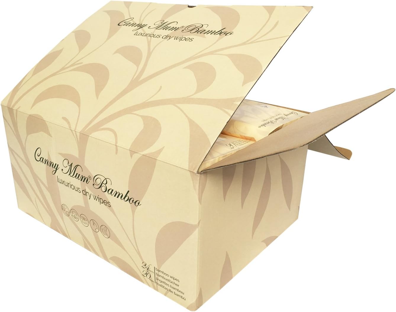 CannyMum Bamboo Dry Wipes (20 wipes)