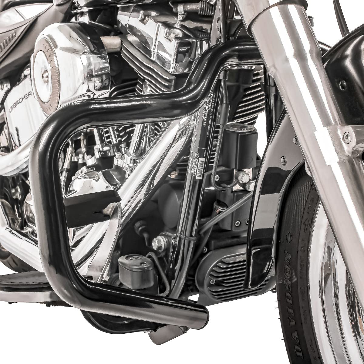 Sturzbügel Mustache für Harley Davidson Softail Slim 12-17 schwarz