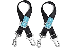 2-Pack Adjustable Dog Seat Belt, Enhanced Safety for Your Furry Companion