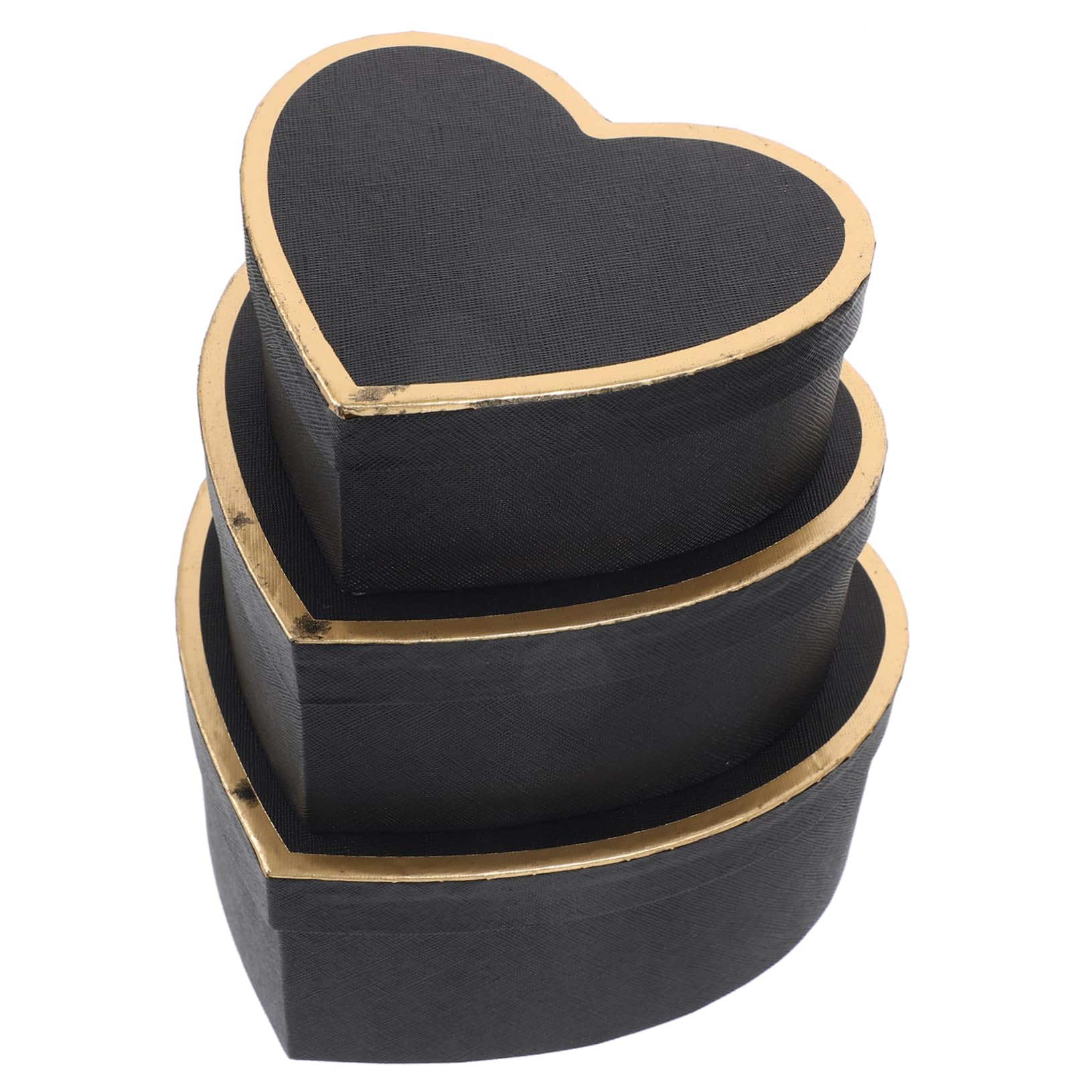 PACKOVE 12stücke Teiliges Herzförmiges Geschenkbox Für Blumen Und Aufbewahrung Verpackung Für Valentinstag Geburtstage Und Besondere Anlässe Schwarze Mit Ansprechendem Design
