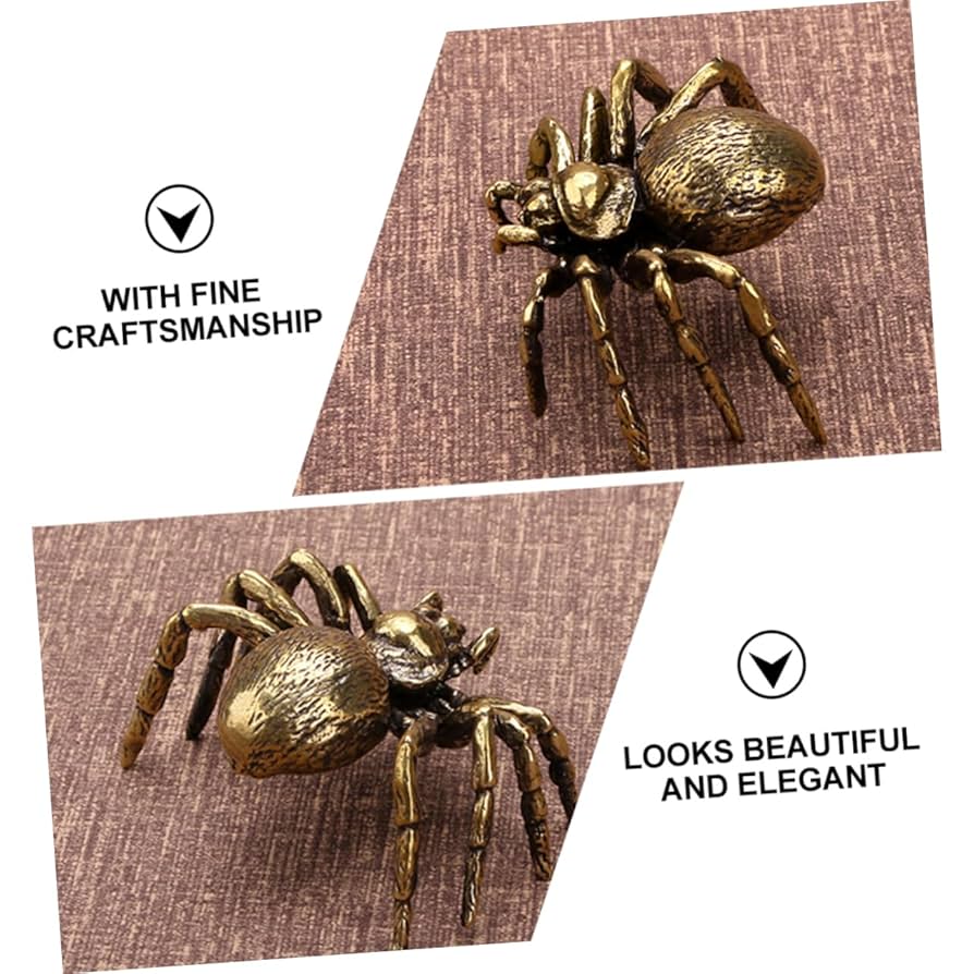 銅細工 蜘蛛 置件 五毒大蜘蛛 毒蜘蛛 装飾品 工芸品 美術品 置物 銅細工 蜘蛛 置件 五毒大蜘蛛 毒蜘蛛 装飾品 工芸品 美術