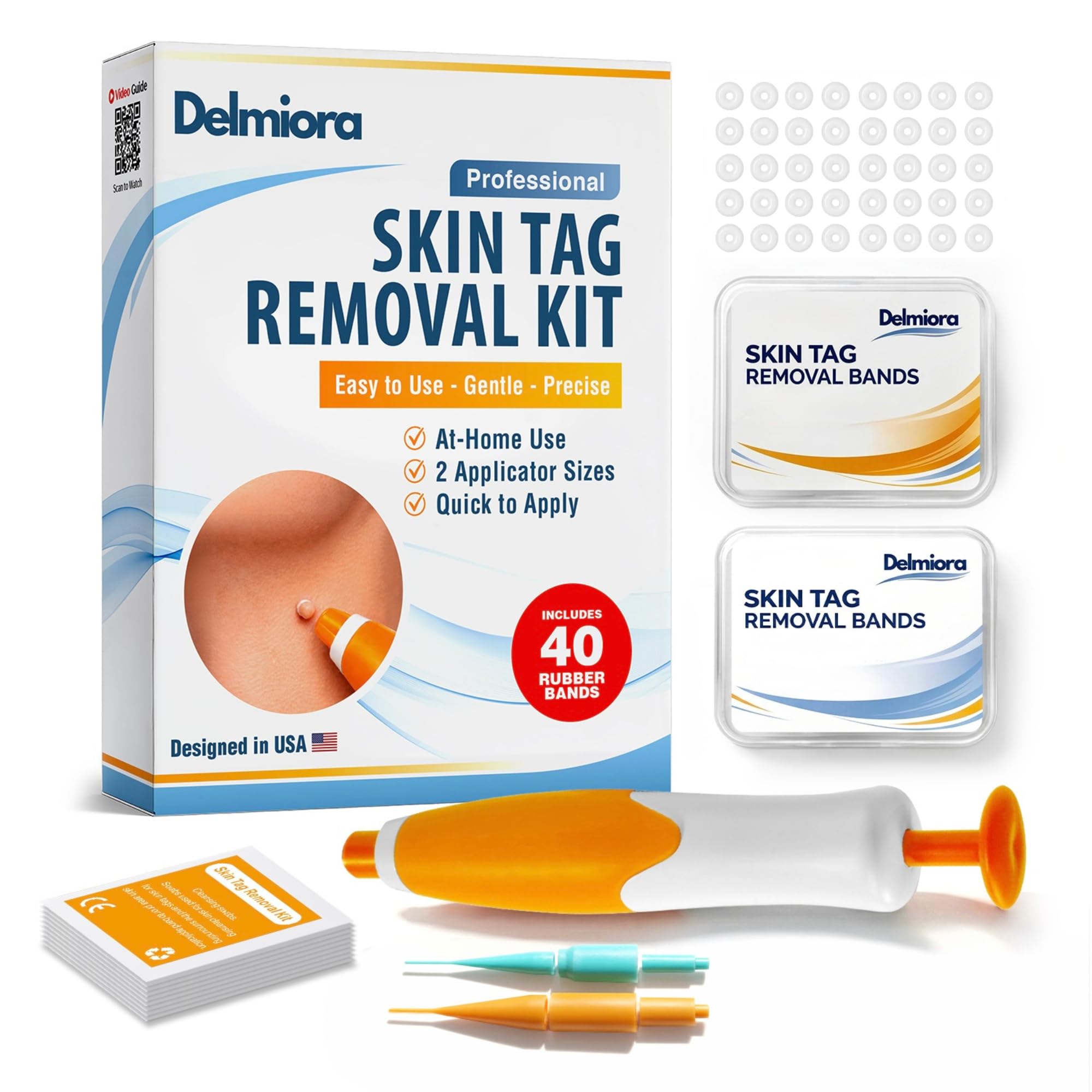 Premium Skin Care Kit with Precision Applicator Pen, Comfort Bands & Soft Patches, Gentle Home Care Set for Men & Women