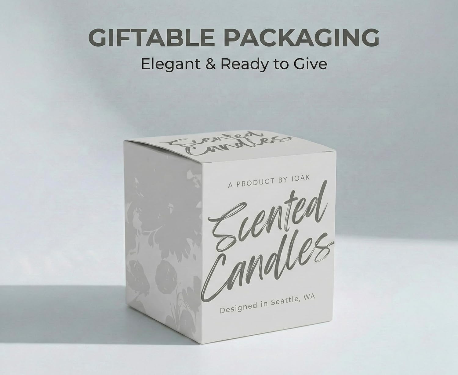 1OAK Peppermint Candle - Soy Wax Scented Candles - Scented Candles for Home (7oz.) - Image 3