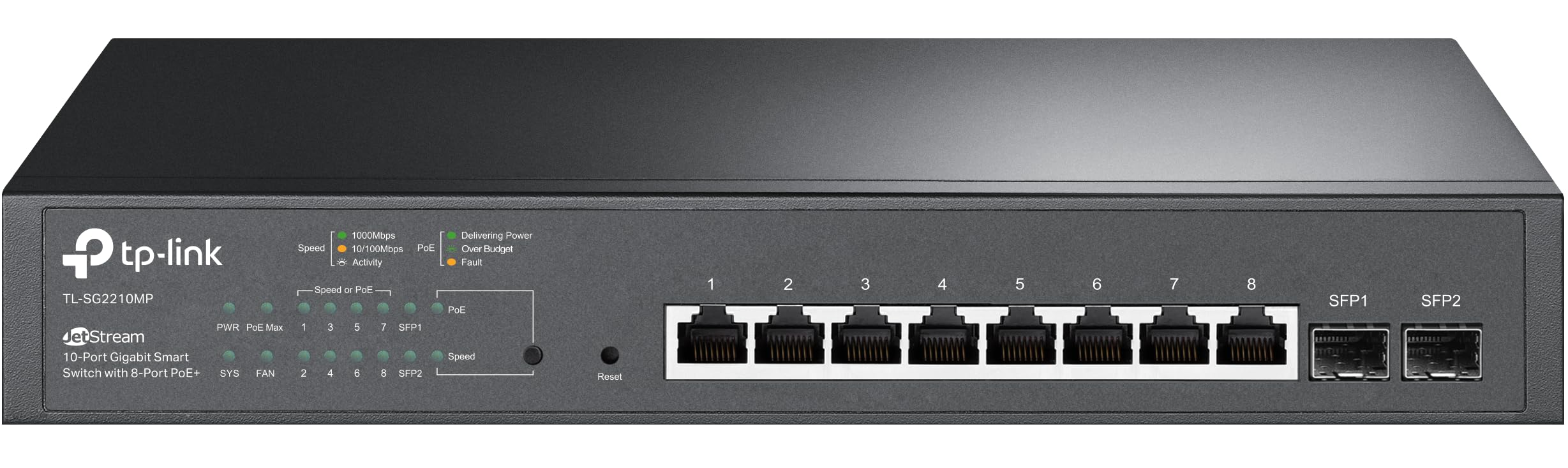 Amazon.co.jp: TP-LINK TL-SG2210MP(UN) [JetStream 8ポート 10/100