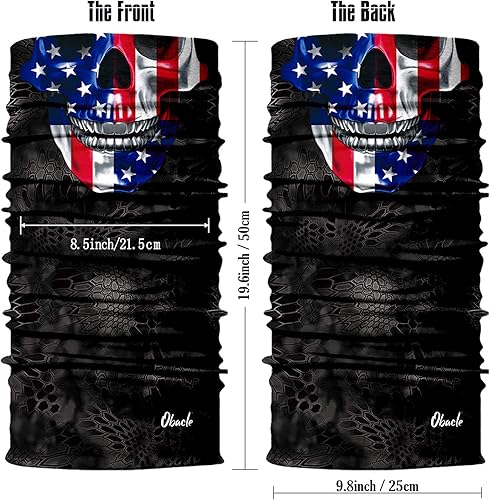 Miniatura 168 de Obacle - Media máscara de calavera, para protección contra el viento, el sol, sin costuras, 3D, para hombres, mujeres, duradera, delgada, Hombres