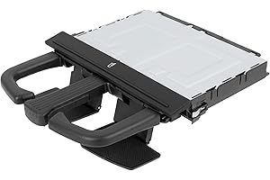 X AUTOHAUX Folding Car Center Console Slide Out Cup Holder