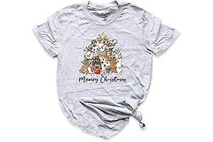 Meowy Christmas Tree Tee: The Perfect Christmas Gift for Your Furry Friend