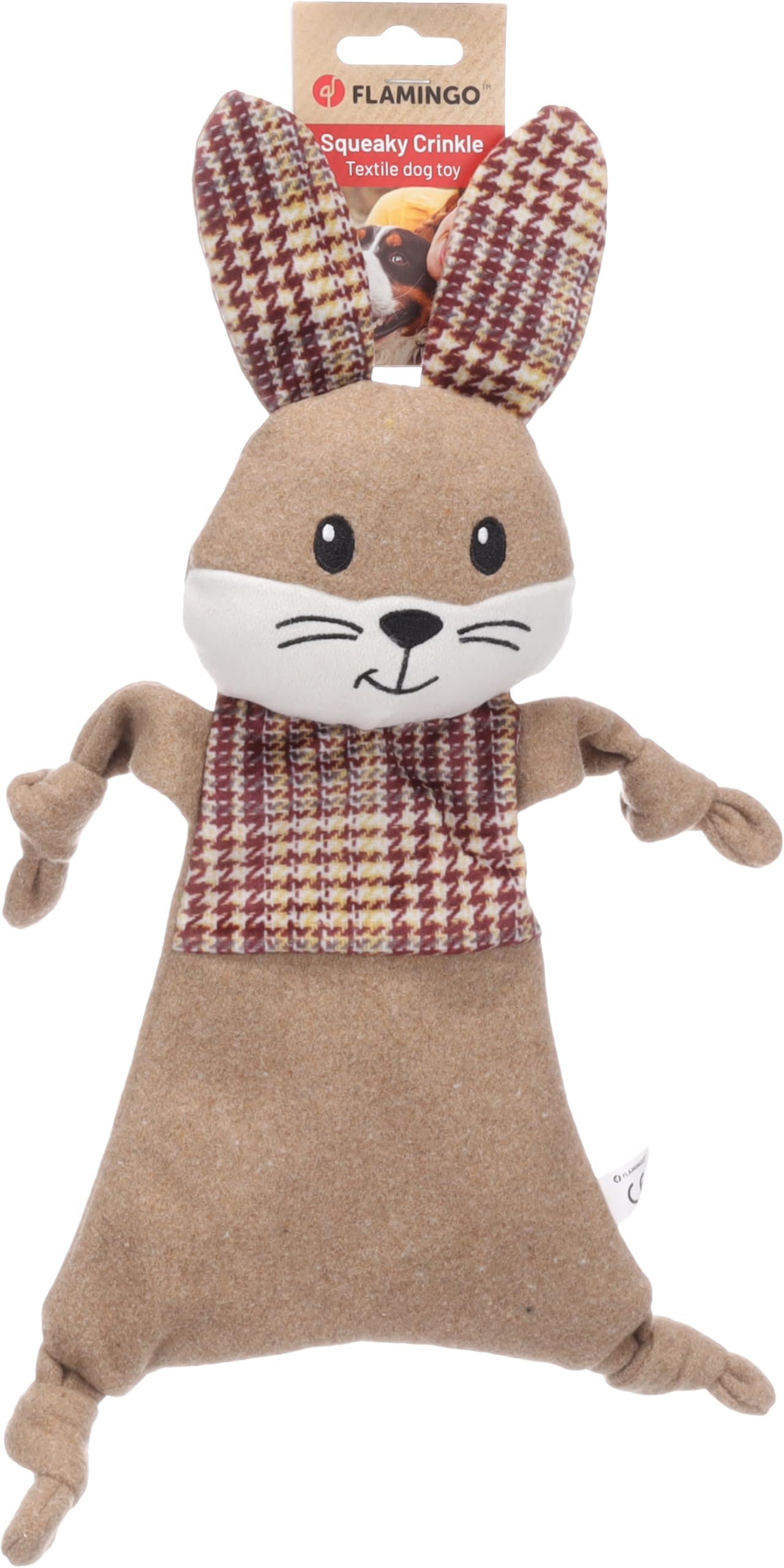 Flamingo TOY FRESTU RABBIT BROWN 26x5x38CM
