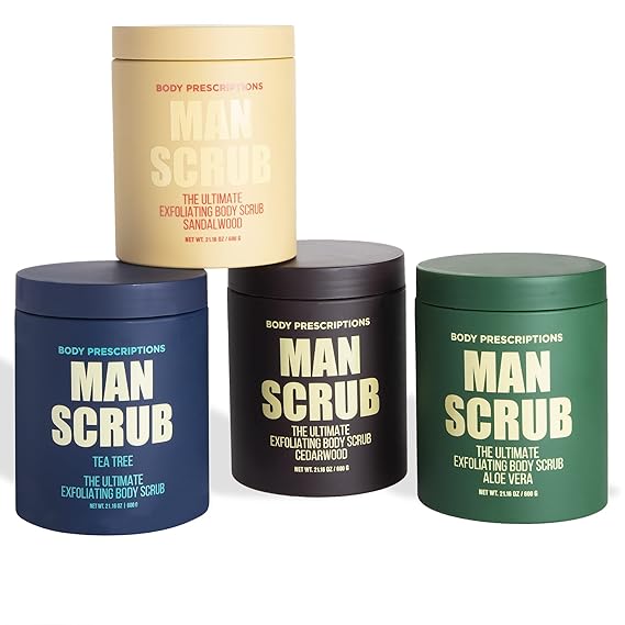 Body Prescriptions Body Scrub for Men4 Pack Ultimate