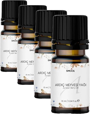 %100 Saf ve Doğal Ardıç Meyvesi Uçucu Yağı 10ml (4 paketi)