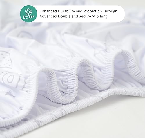 Miniatura 8 de TansyPanda - Sábanas de moisés para Halo Bassinest Swivel, Flex, Glide, Premiere y Luxe Series Sleeper, paquete de 3, 33 x 17 pulgadas, ultra suaves