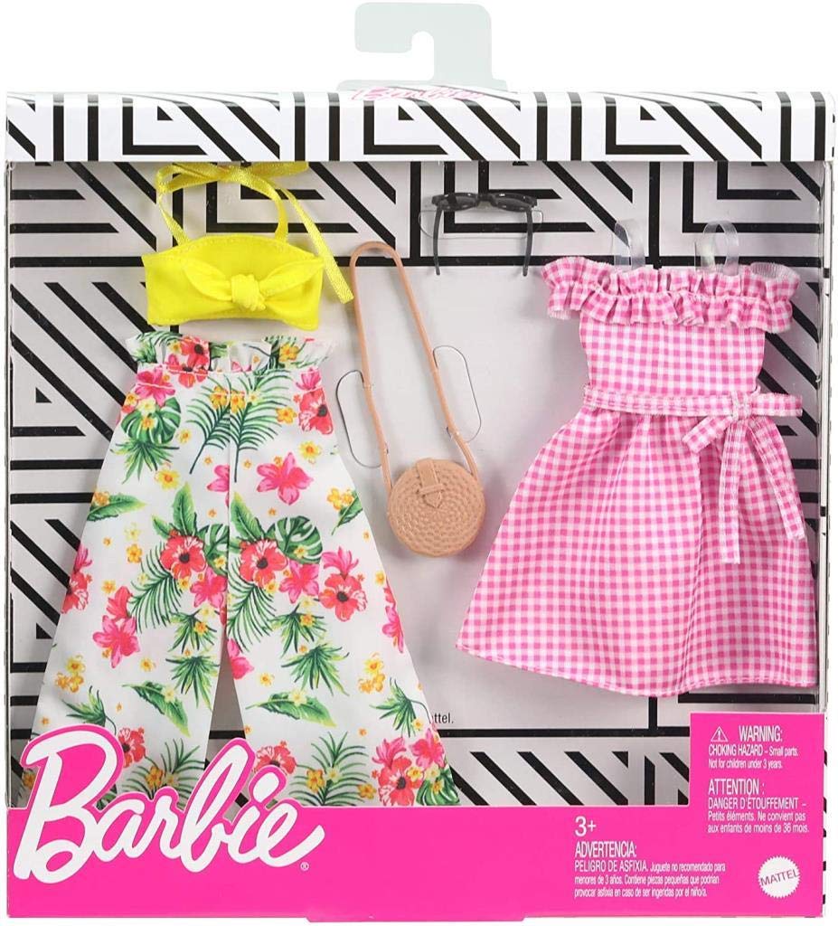 Buy Barbie Fashions 2-Pack Clothing Set, Outfits Doll Include