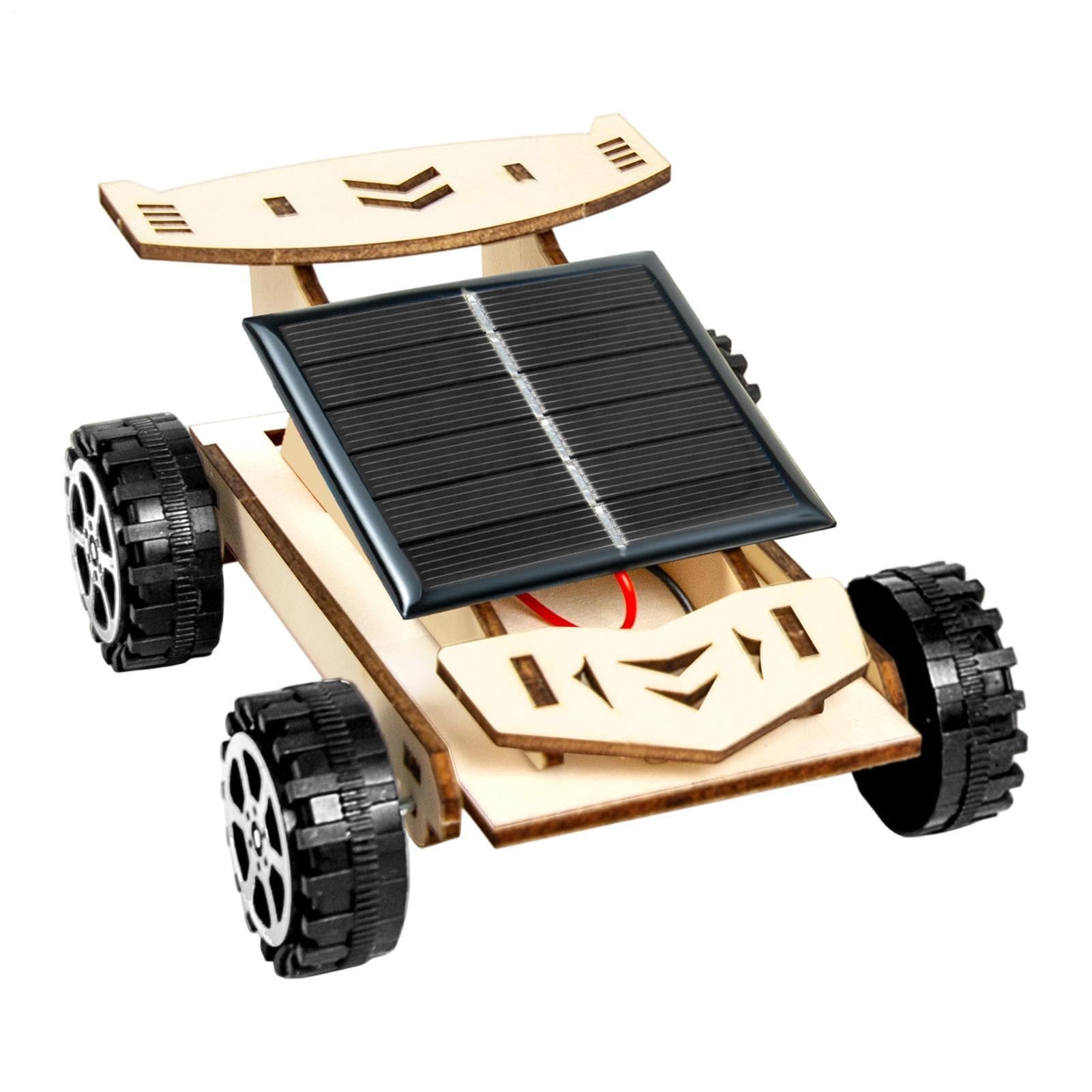 Solar Car Kit for School Classroom | Scientific Educational DIY Work | Solar Project Kit, Gift for Electric Child Birthday Party Holiday Home Garden School Diy Race