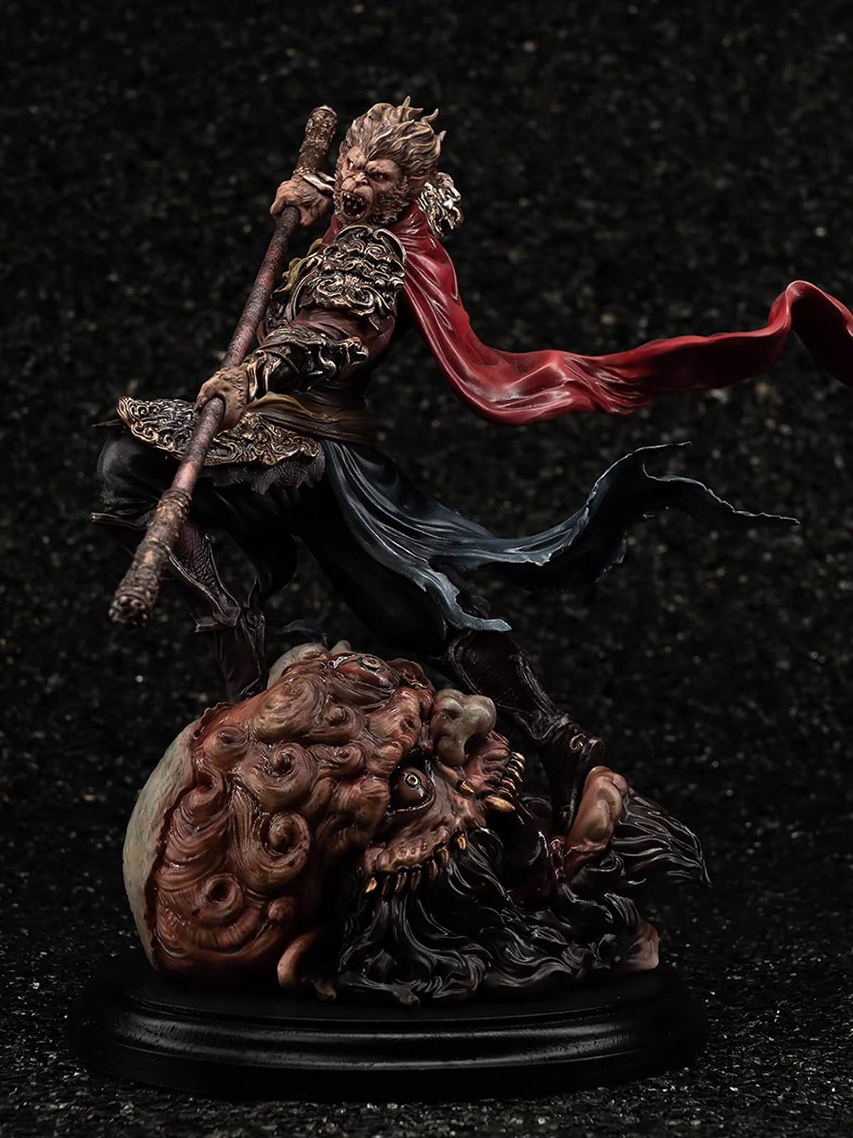 UIGJIOG Dark West Sun Wukong Colección Estatua Wukong Figura De Acción Figuras Mono Rey Mono Decoración Modelo Muñecas