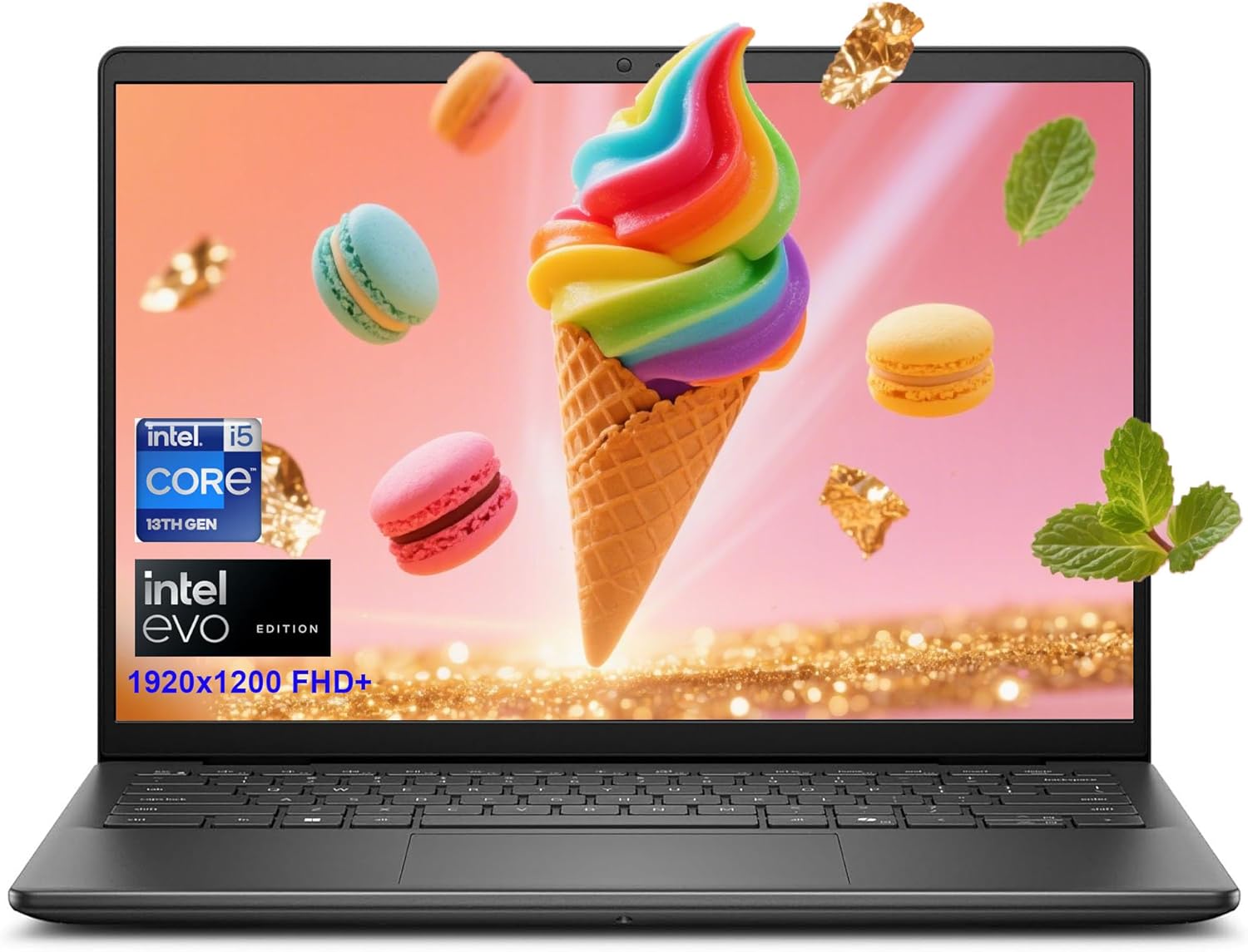 Dell Inspiron 14 Inch Laptop Computer, 14” 16:10 FHD+ IPS Display, 13TH Gen Intel i5 Processor Up to 4.6GHz, 16GB DDR5 RAM, 512GB SSD, Long Battery Life, Windows 11