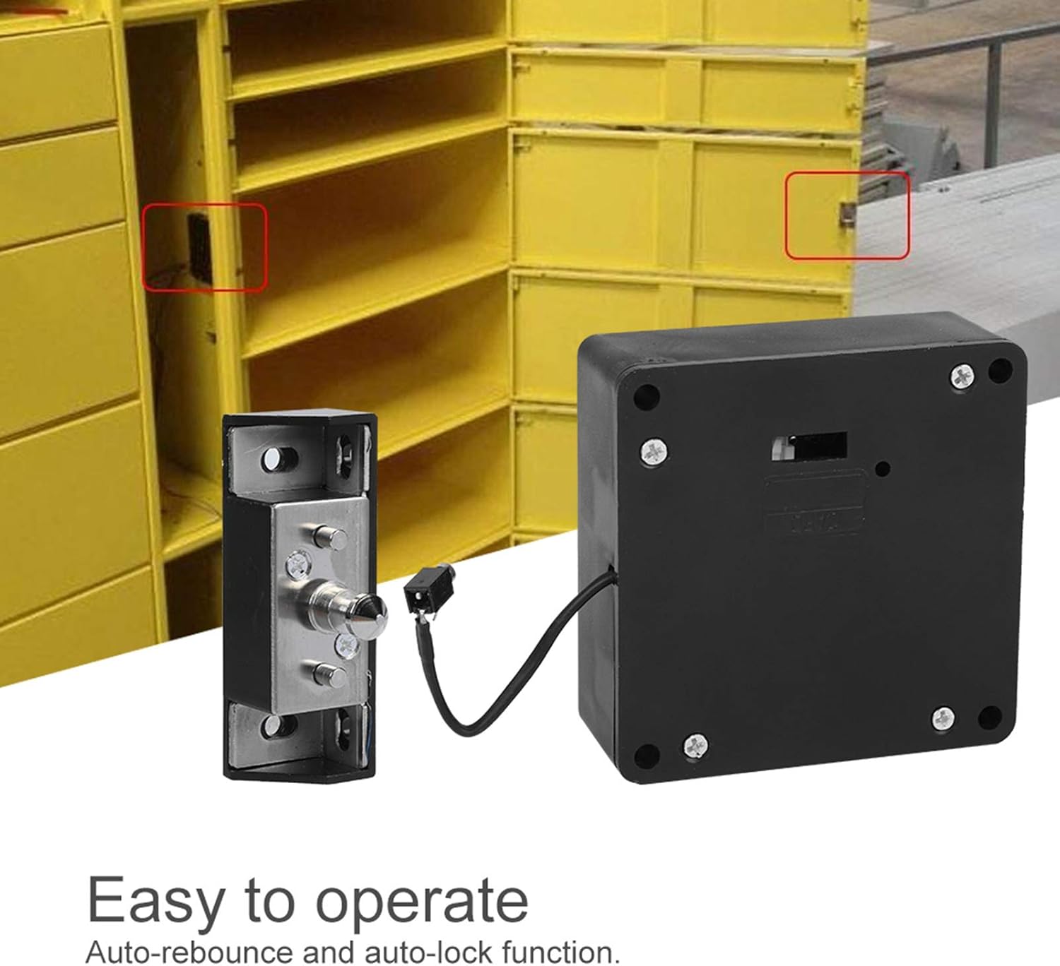Ejoyous RFID lock demonstrating auto-rebounce and auto-lock function.