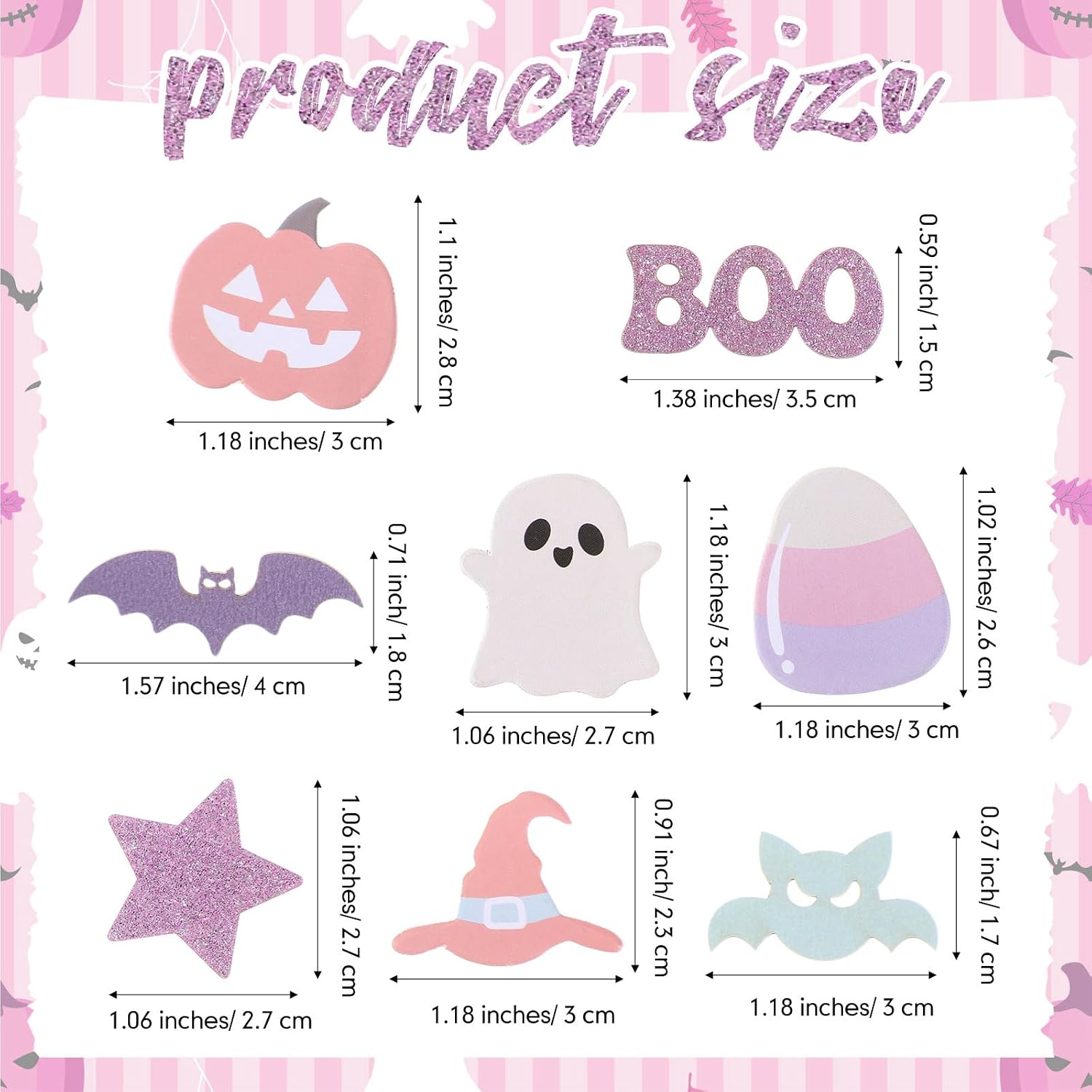 Funrous 300 Pcs Halloween Confetti Table Scatter