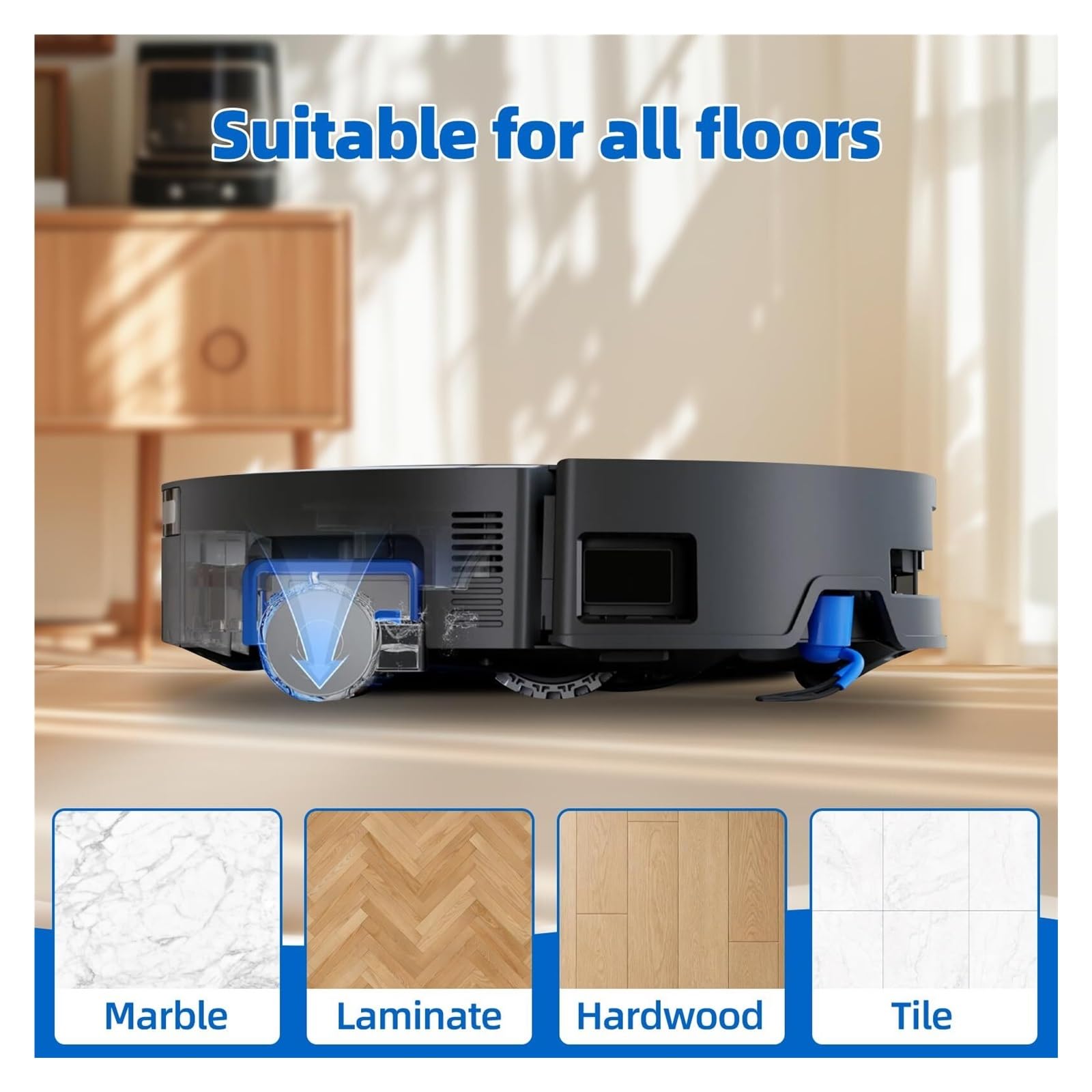 Limpiasuelos multiusos 1L. Compatible con ECOVACS Deebot X8 Pro Plus / T80 | 2PCS
