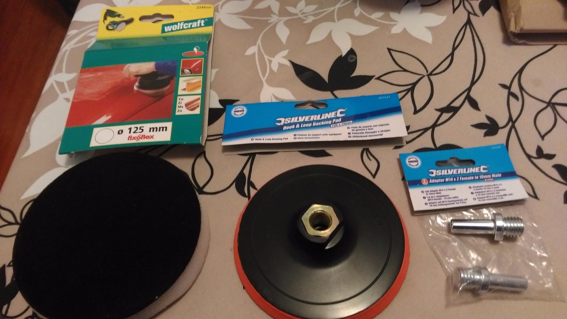 wolfcraft 2249000 Disque mousse à polir auto-agrippant Diamètre 125 mm