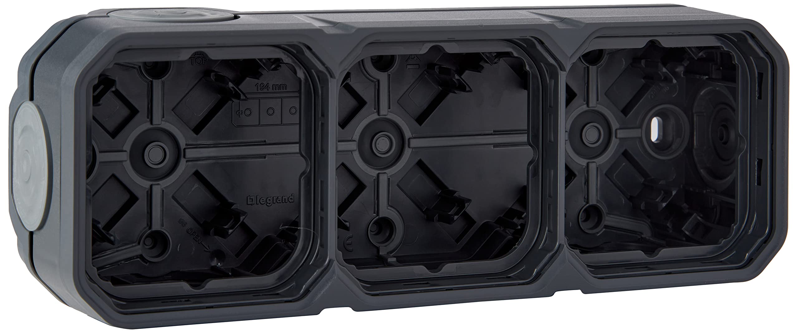 Legrand Plexo boitier etanche 3 postes apparent pour installation electrique
