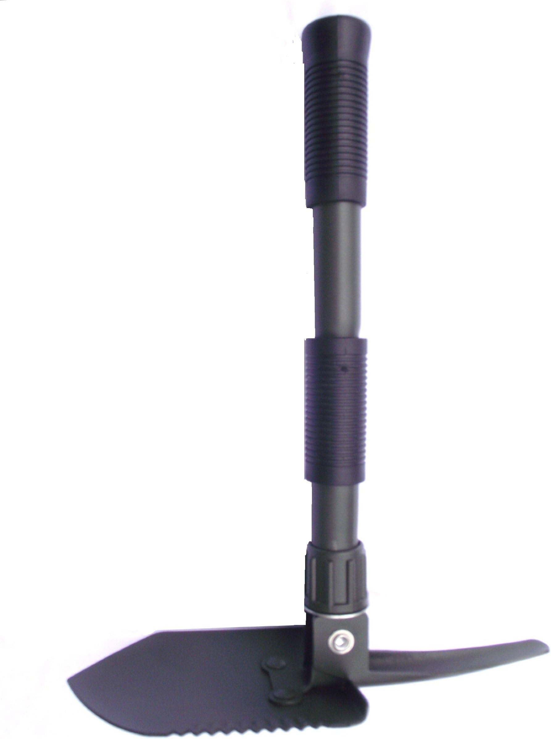 FOLDING SHOVEL / SPADE WITH PICK INCLUDES POUCH