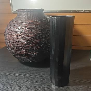 別府竹細工 日月作　落松葉　花籠 花入 竹編 竹籠 花器 華道具 茶道具 Amazon.co.jp: 別府竹細工 日月 落松葉 花籠 花入 竹編 竹籠
