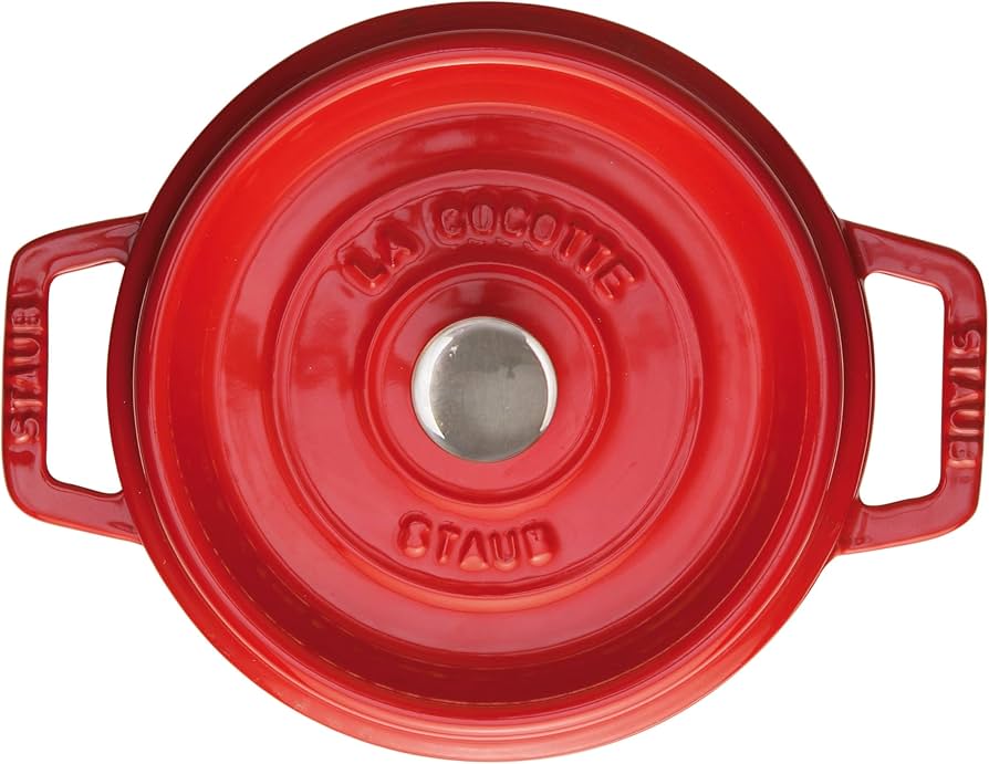 STAUB 赤 ココット　ココットラウンドチェリー　両手鍋 20cm　ストウブ 9149948-p.jpg