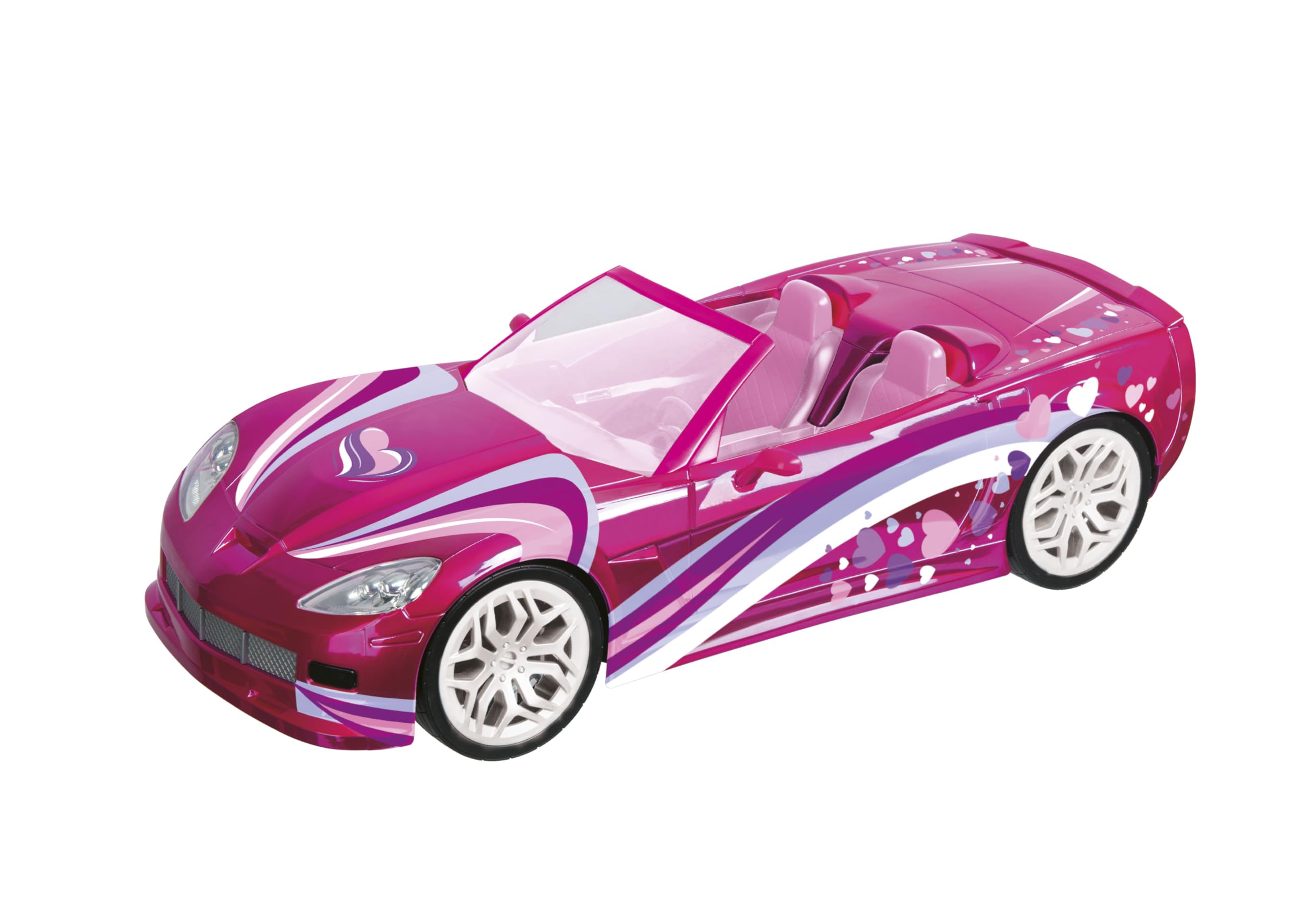 Mondo Motors Chic Car Fernsteuerung, Modell im Maßstab 1:10, 2 Sitze für 2 Puppen, Spielzeugauto für Kinder 63818