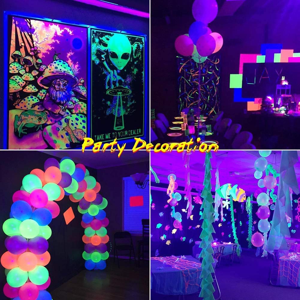 UV LED Black Light, Kamija 10W USB Blacklight Tube for UV Poster