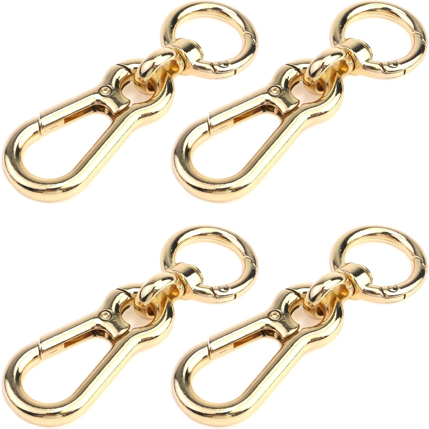 Pastlla 4pcs Swivel Snap Hook Lanyard Snap Hooks Key Chain