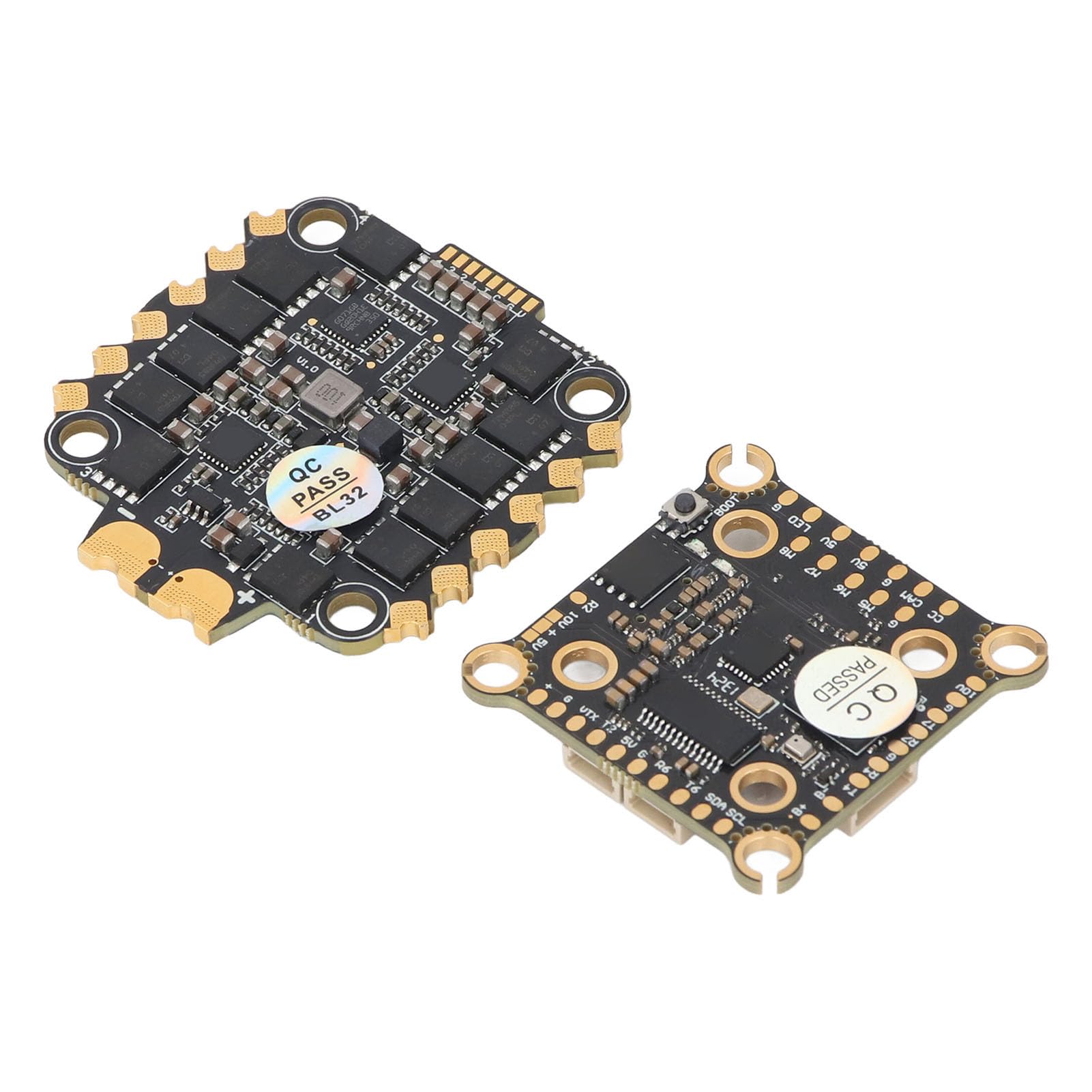 Marhynchus Płyta Kontrolera Lotu z płytką ESC STM32H743 MPU6000 8 Silników 70A 4 do 8S Lipo Typu C Czarna Skrzynka OSD dla Konstruktorów Dronów Wyścigowych FPV i Pilotów Freestyle