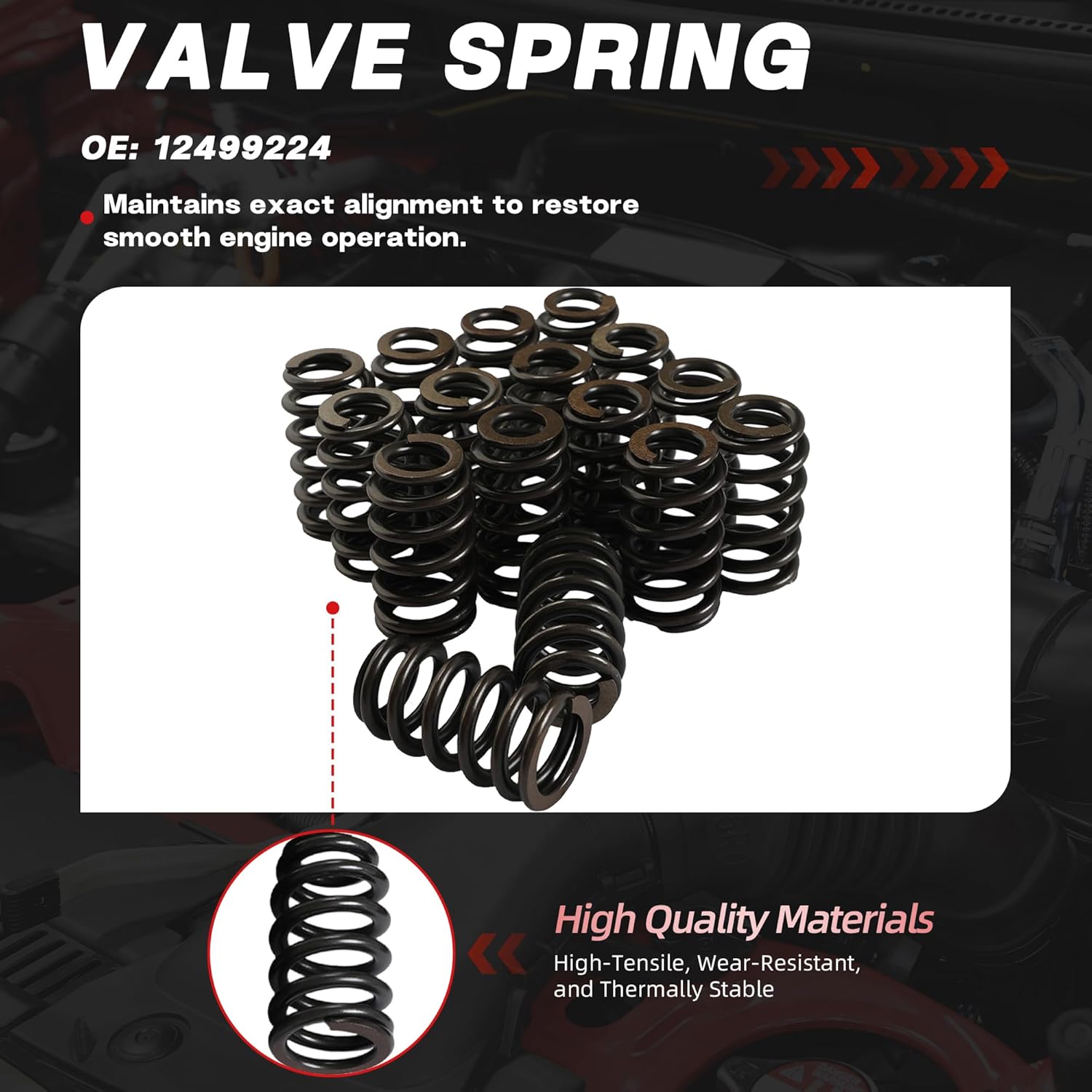 E1841P Ls Stage 3 Camshaft Kit Fit For Gen 3/4 V8 Truck/SUV Fit For Chevrolet GMC Cadillac Buick Pontiac 4.8L 5.3L 5.7L 6.0L 1997-2013 595" LS Stage 3 Cam Kit Springs Seals 7.400 Pushrods