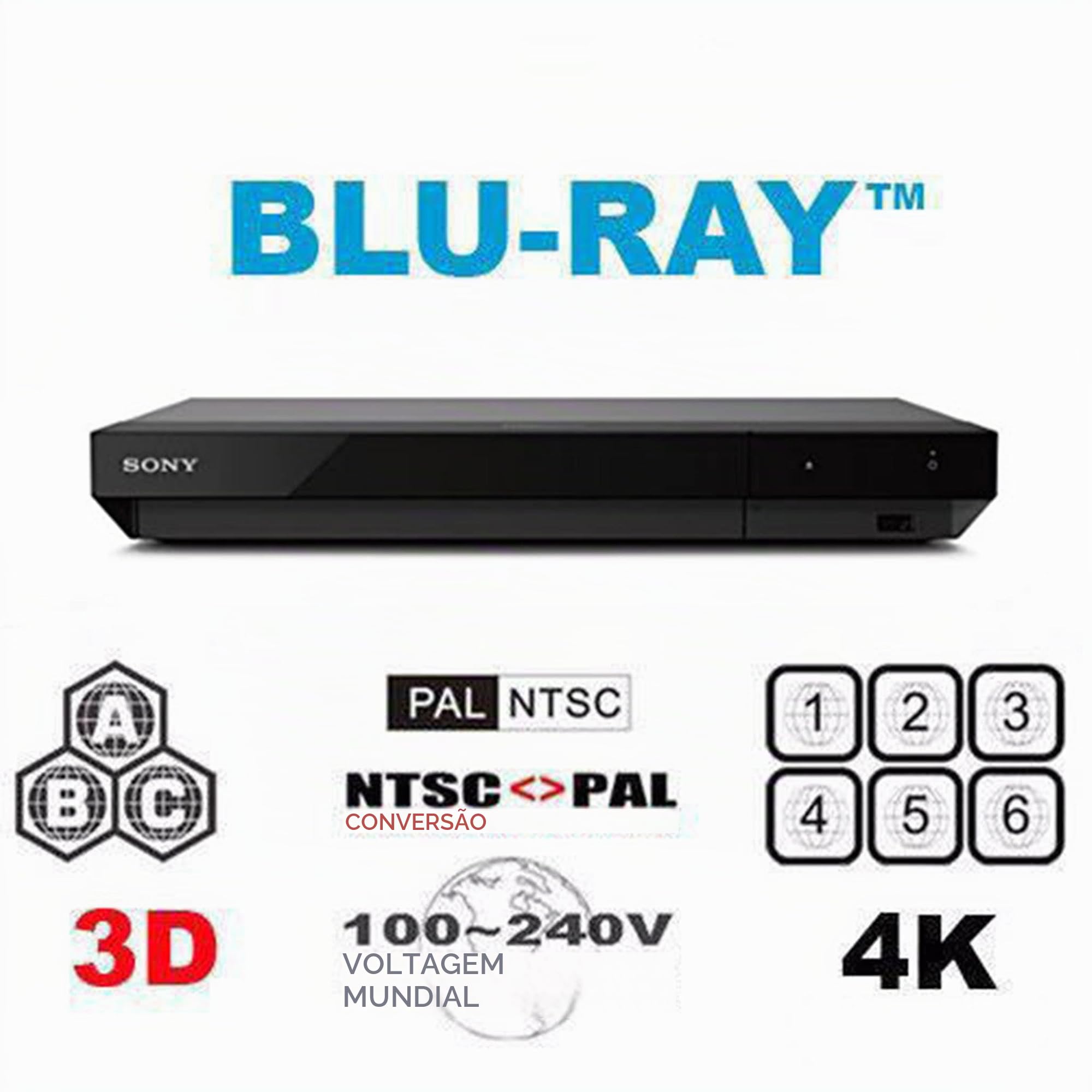 SONY ソニー Ultra HD Blu-ray UBP-X700 Sony X700-2K/4K Uhd - 2D/3D - Wi-Fi - Sa-Cd - Multi System Region