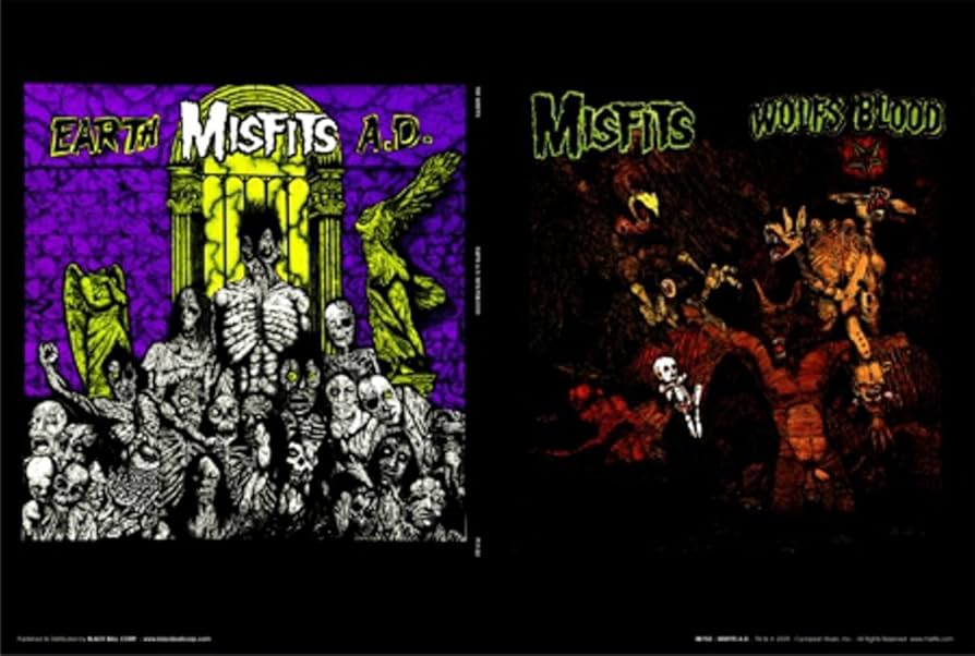 Amazon.com: Misfits - Earth A.D./Wolfs Blood - Front & Back