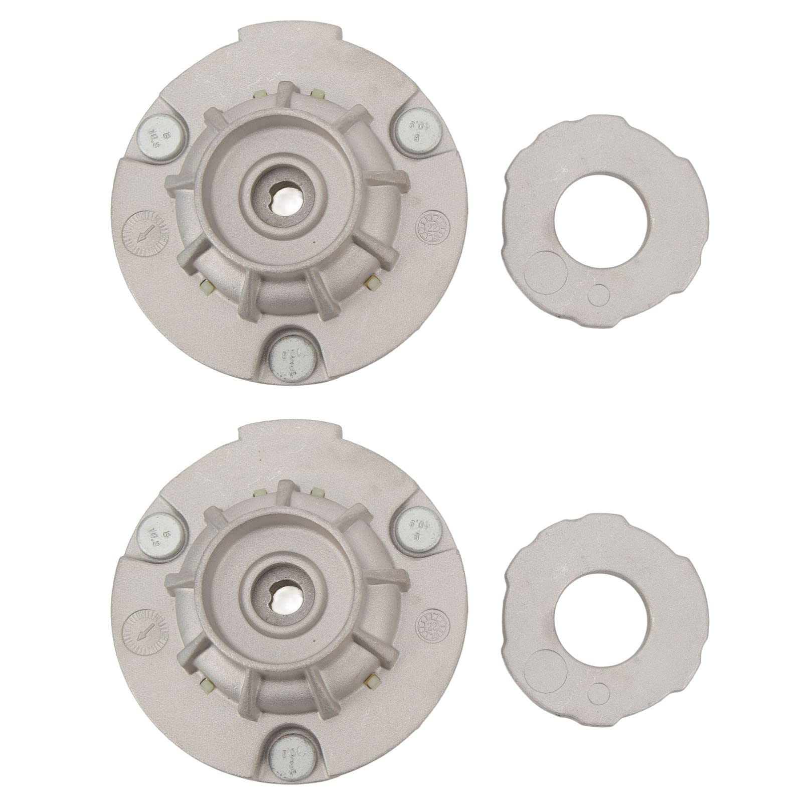 Akozon 99733306101 Mocowanie Amortyzatora Tylnego Zawieszenia dla 911 2005-2013 Redukcja drgań Lewy Prawy para Stop Aluminium i Guma o Wysokiej Wytrzymałości